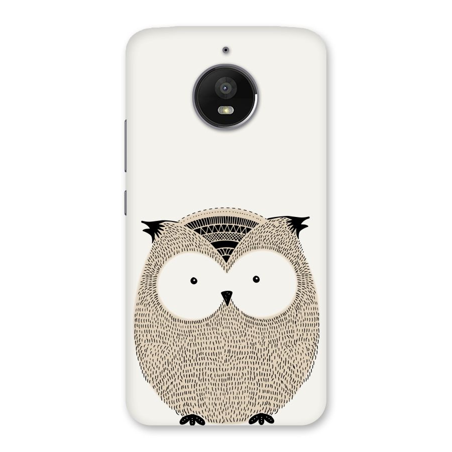 Cute Owl Back Case for Moto E4 Plus