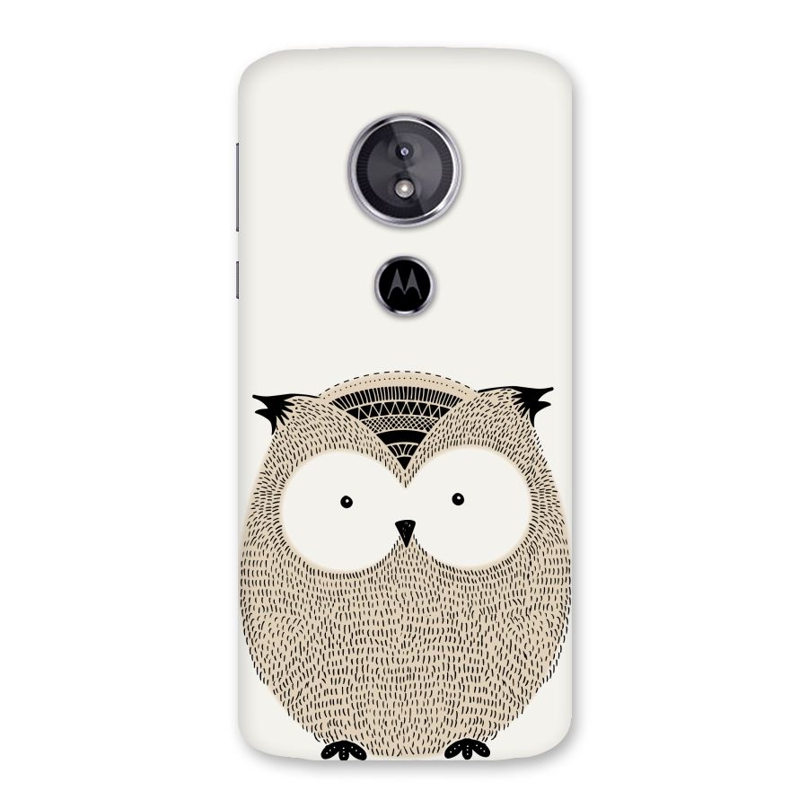 Cute Owl Back Case for Moto E5