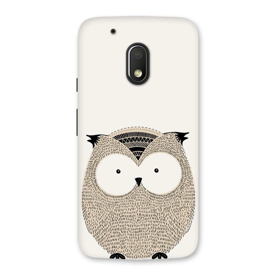 Cute Owl Back Case for Moto G4 Play