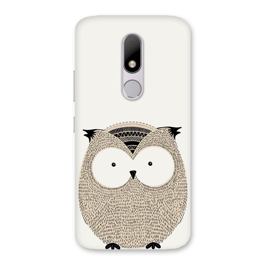 Cute Owl Back Case for Moto M