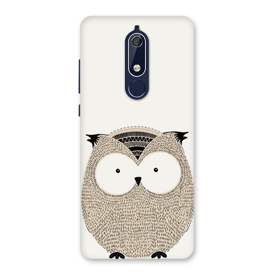 Cute Owl Back Case for Nokia 5.1