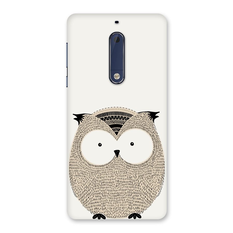 Cute Owl Back Case for Nokia 5