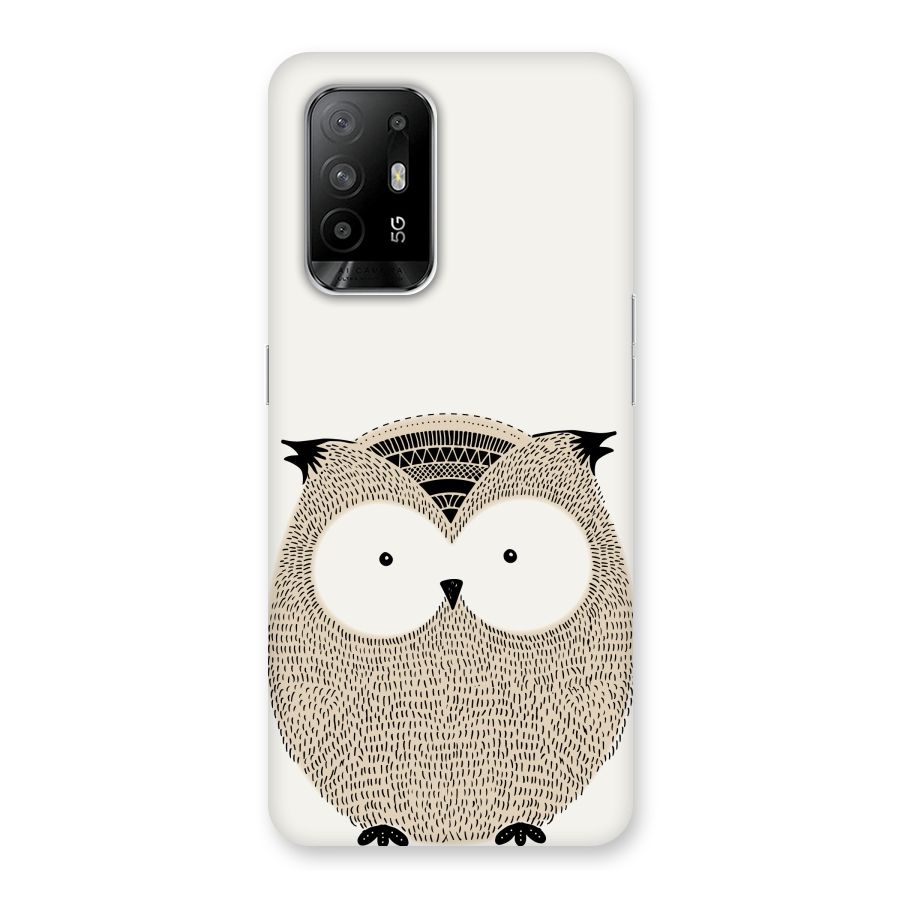 Cute Owl Back Case for Oppo F19 Pro Plus 5G