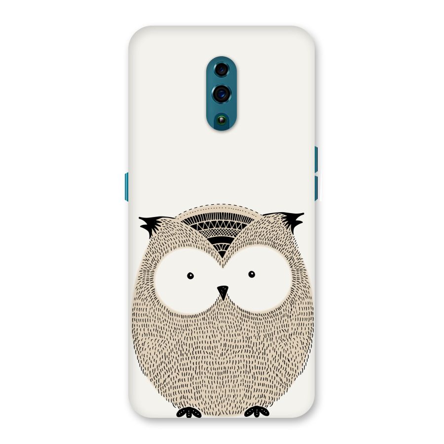 Cute Owl Back Case for Oppo Reno