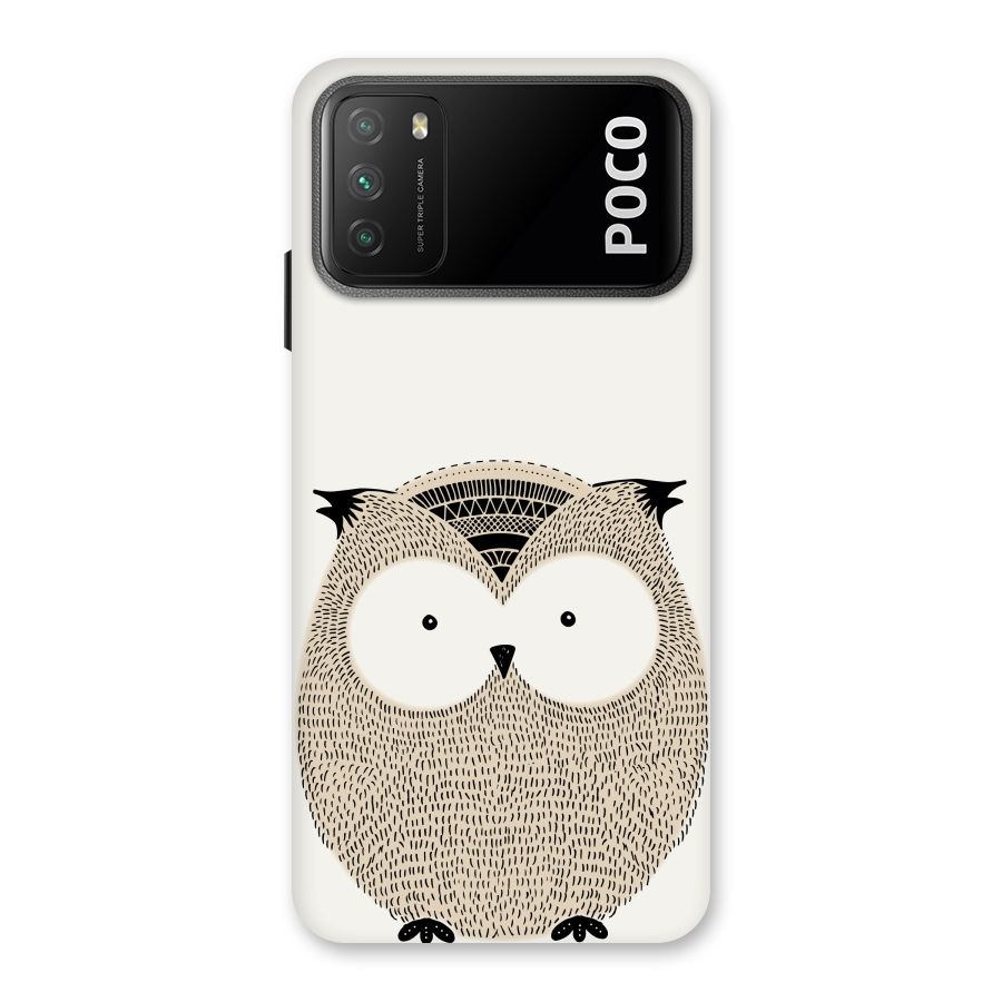 Cute Owl Back Case for Poco M3