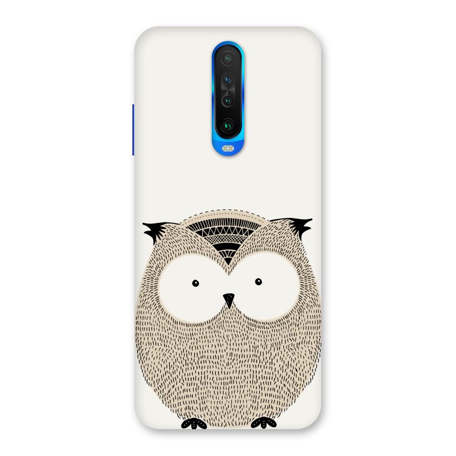 Cute Owl Back Case for Poco X2