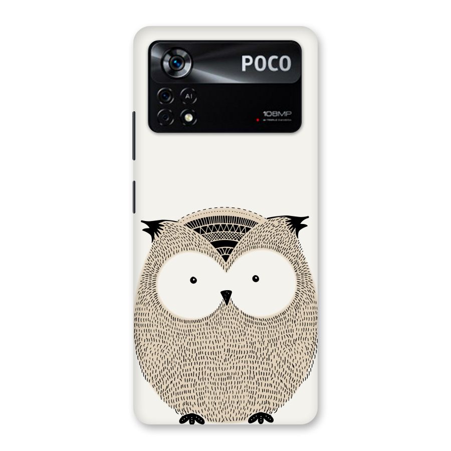 Cute Owl Back Case for Poco X4 Pro 5G