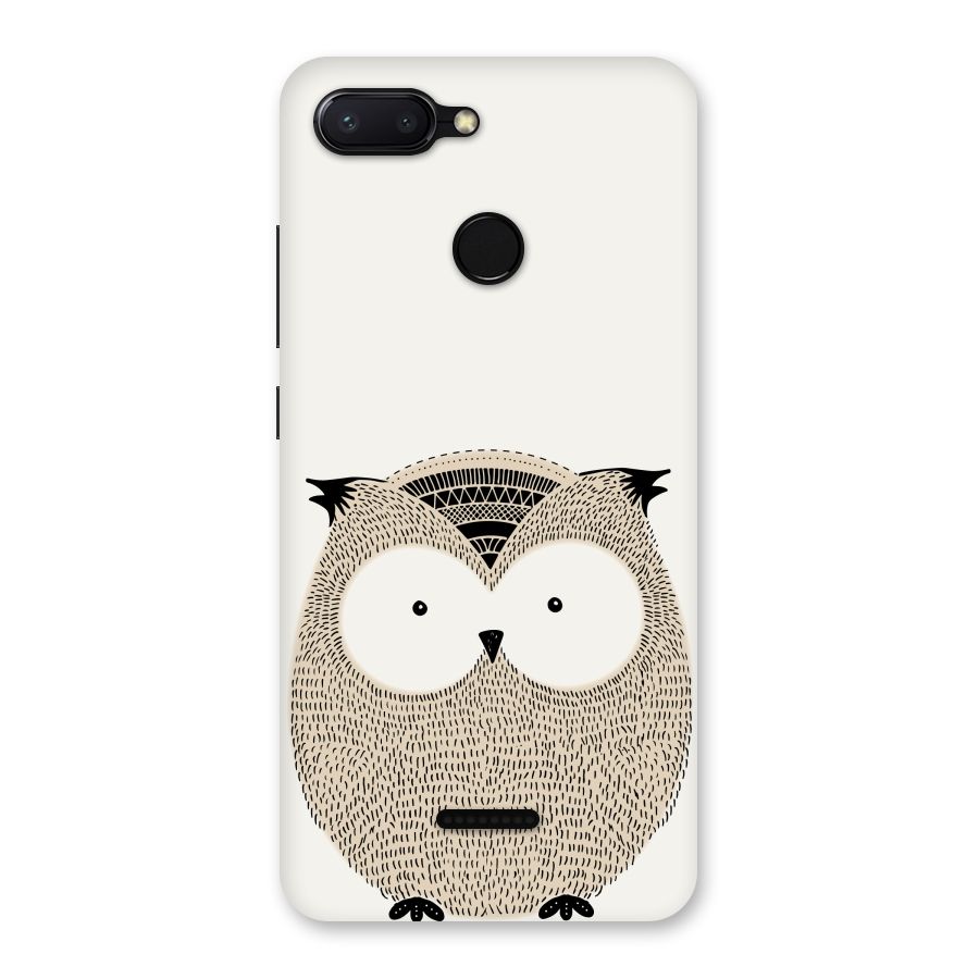 Cute Owl Back Case for Redmi 6