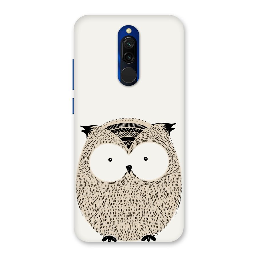 Cute Owl Back Case for Redmi 8