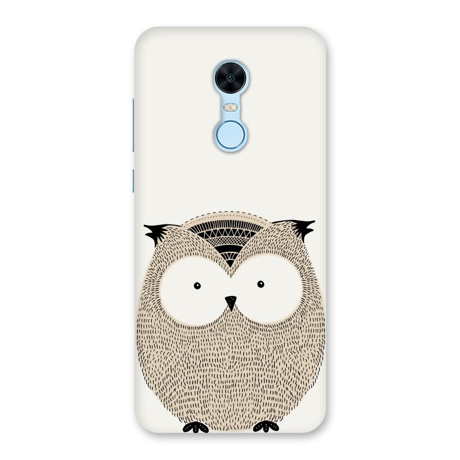 Cute Owl Back Case for Redmi Note 5