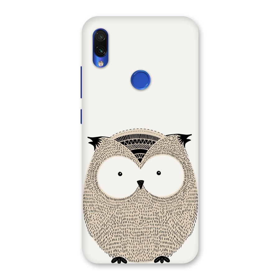 Cute Owl Back Case for Redmi Note 7S