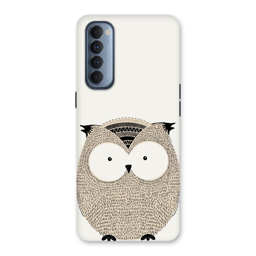 Cute Owl Back Case for Reno4 Pro