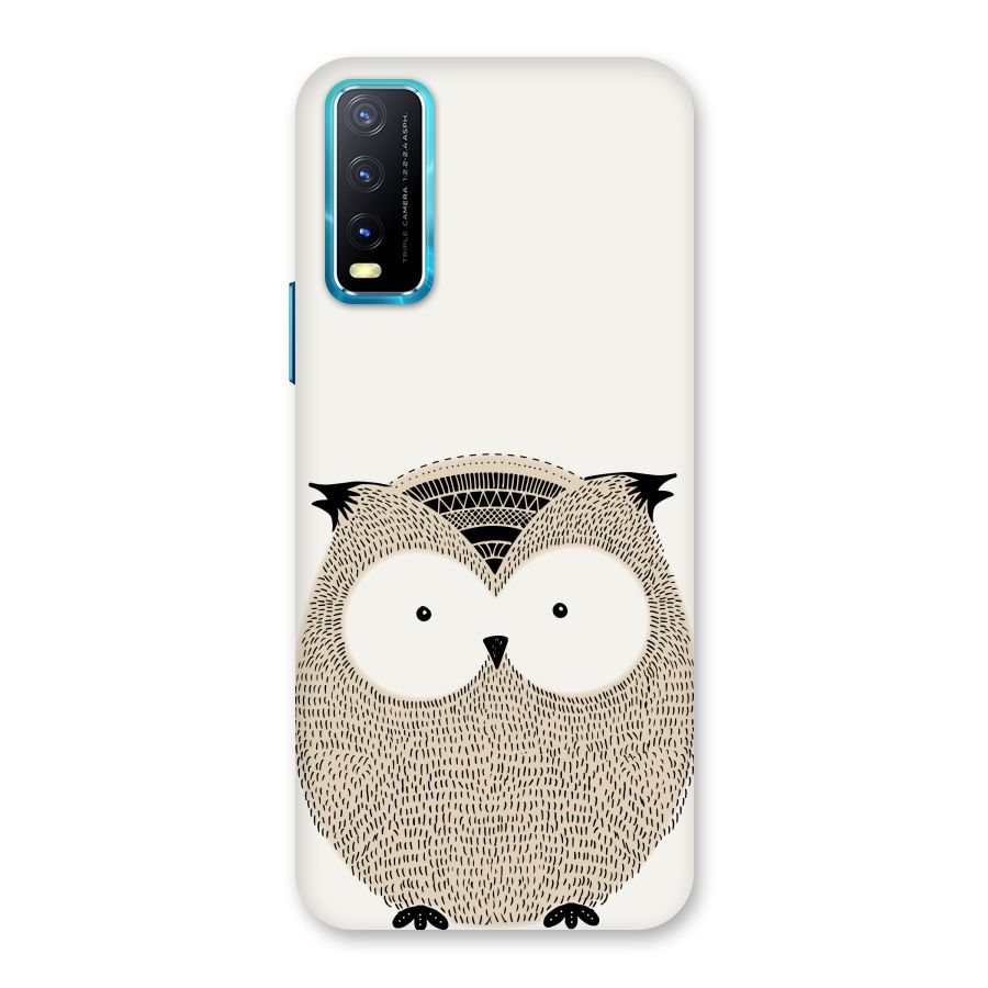 Cute Owl Back Case for Vivo Y20A