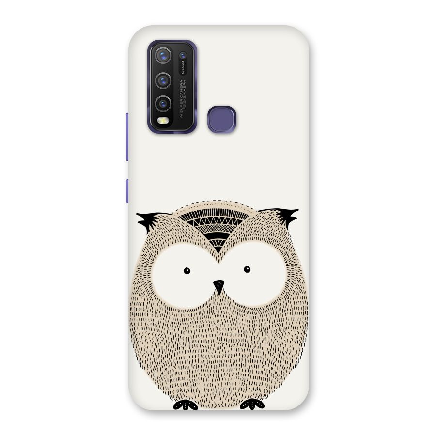Cute Owl Back Case for Vivo Y30
