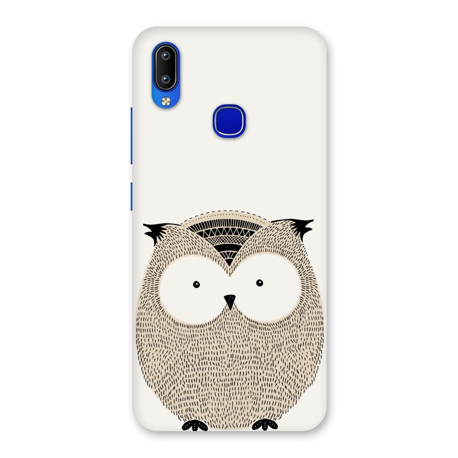 Cute Owl Back Case for Vivo Y91