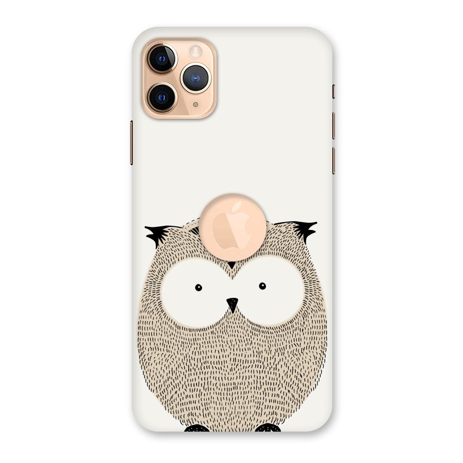 Cute Owl Back Case for iPhone 11 Pro Max Logo Cut