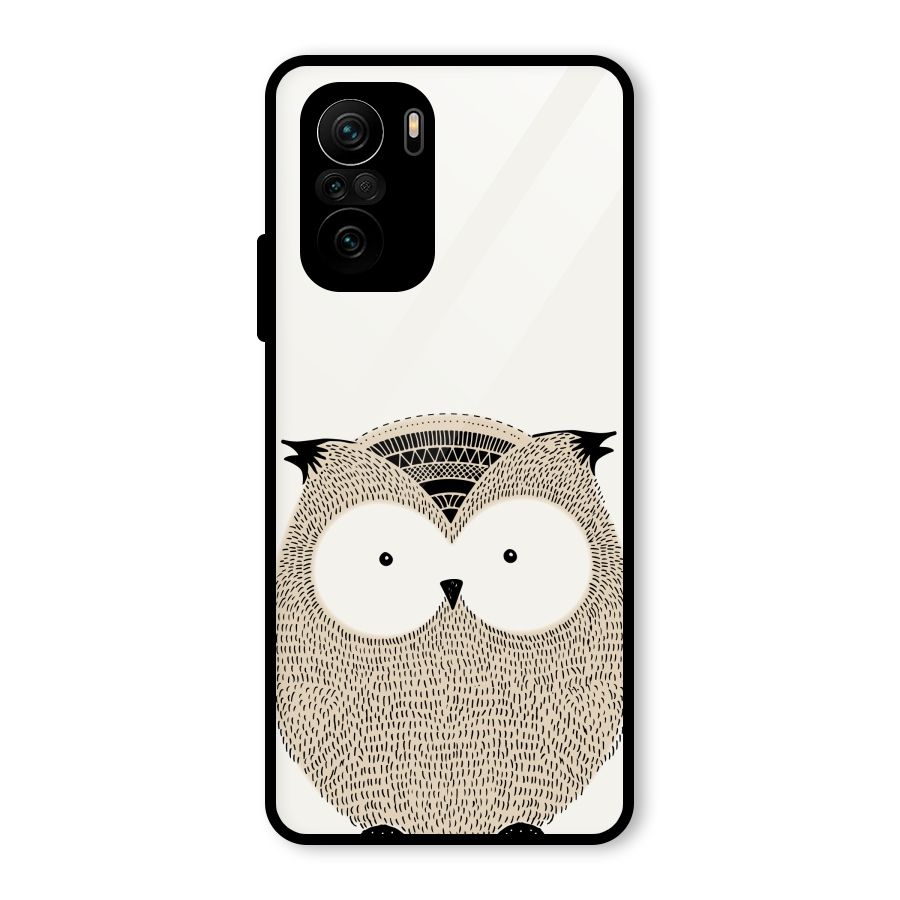 Cute Owl Glass Back Case for Mi 11X Pro