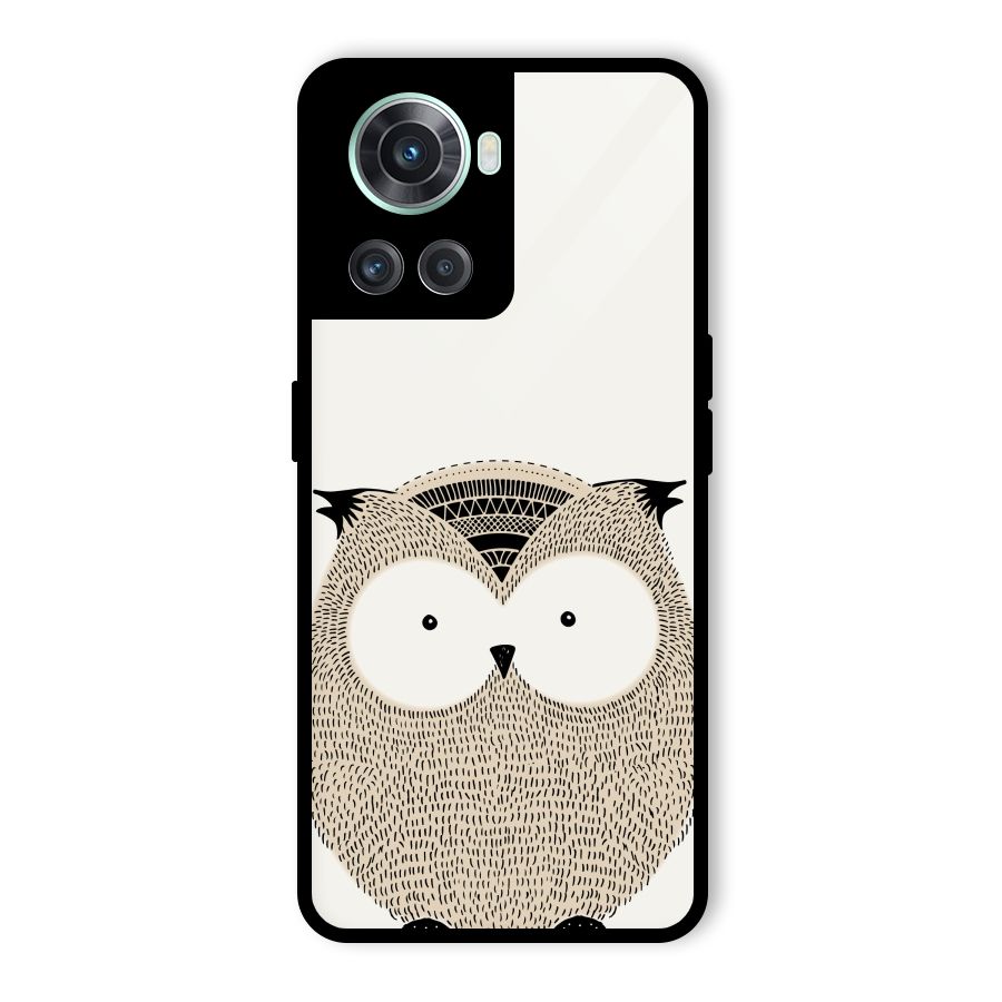 Cute Owl Glass Back Case for OnePlus 10R