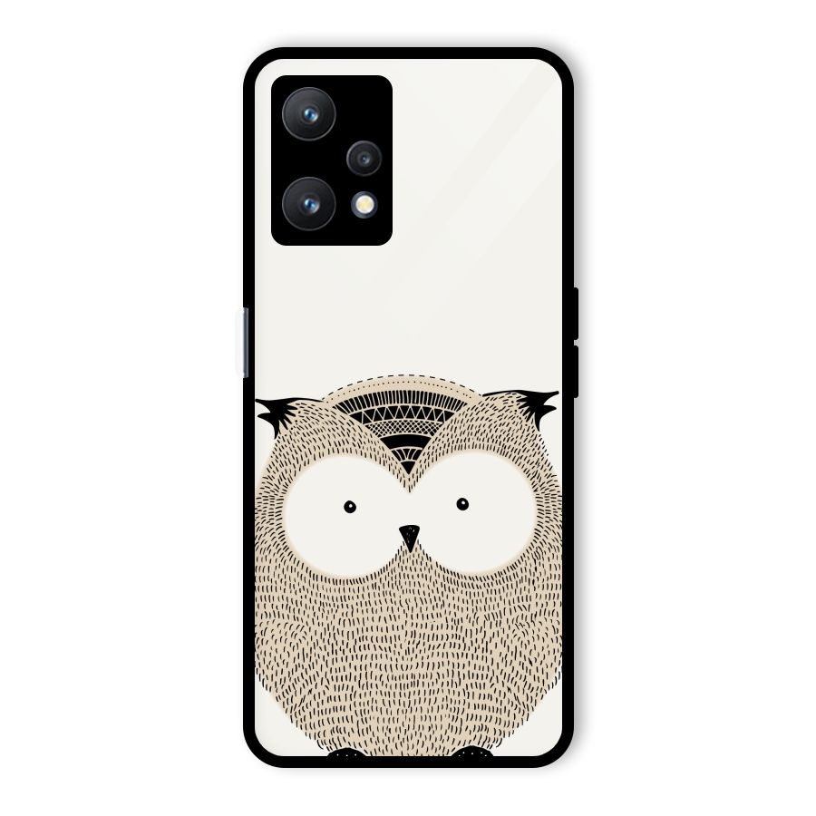 Cute Owl Glass Back Case for Realme 9 Pro 5G