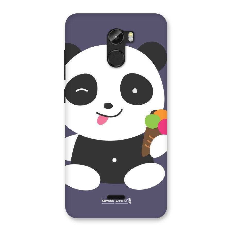 Cute Panda Blue Back Case for Gionee X1