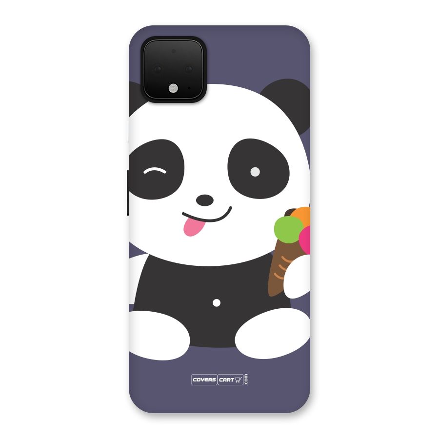 Cute Panda Blue Back Case for Google Pixel 4 XL