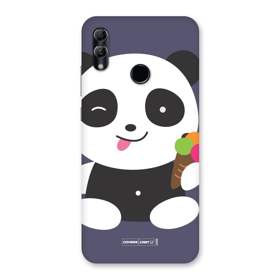 Cute Panda Blue Back Case for Honor 10 Lite