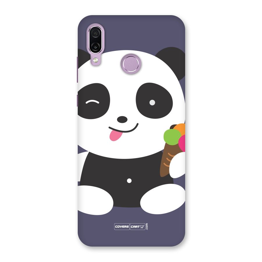 Cute Panda Blue Back Case for Honor Play