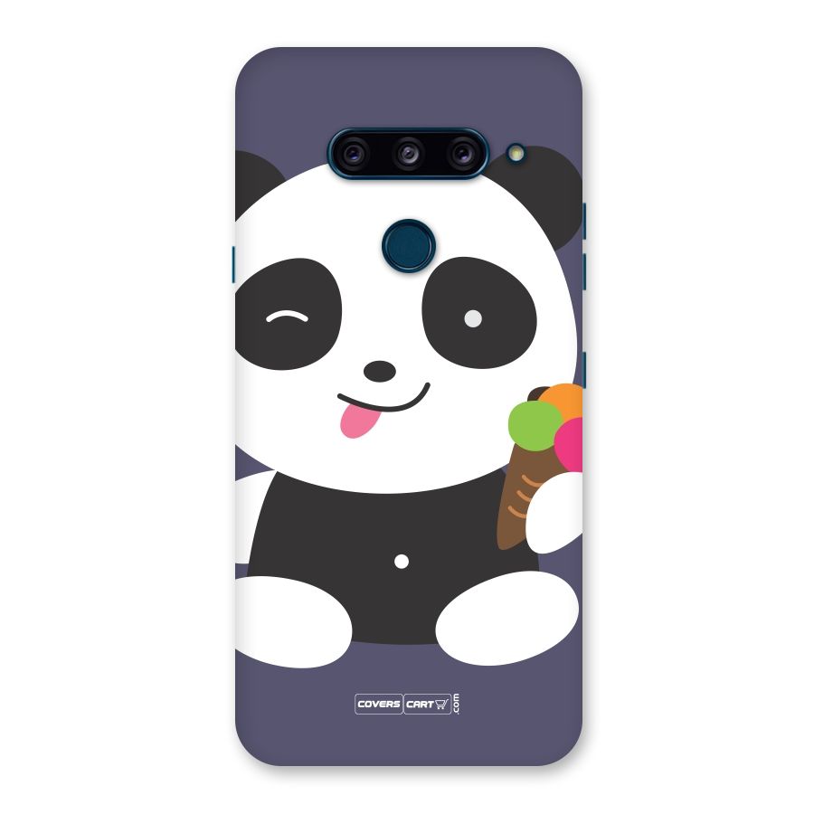Cute Panda Blue Back Case for LG  V40 ThinQ