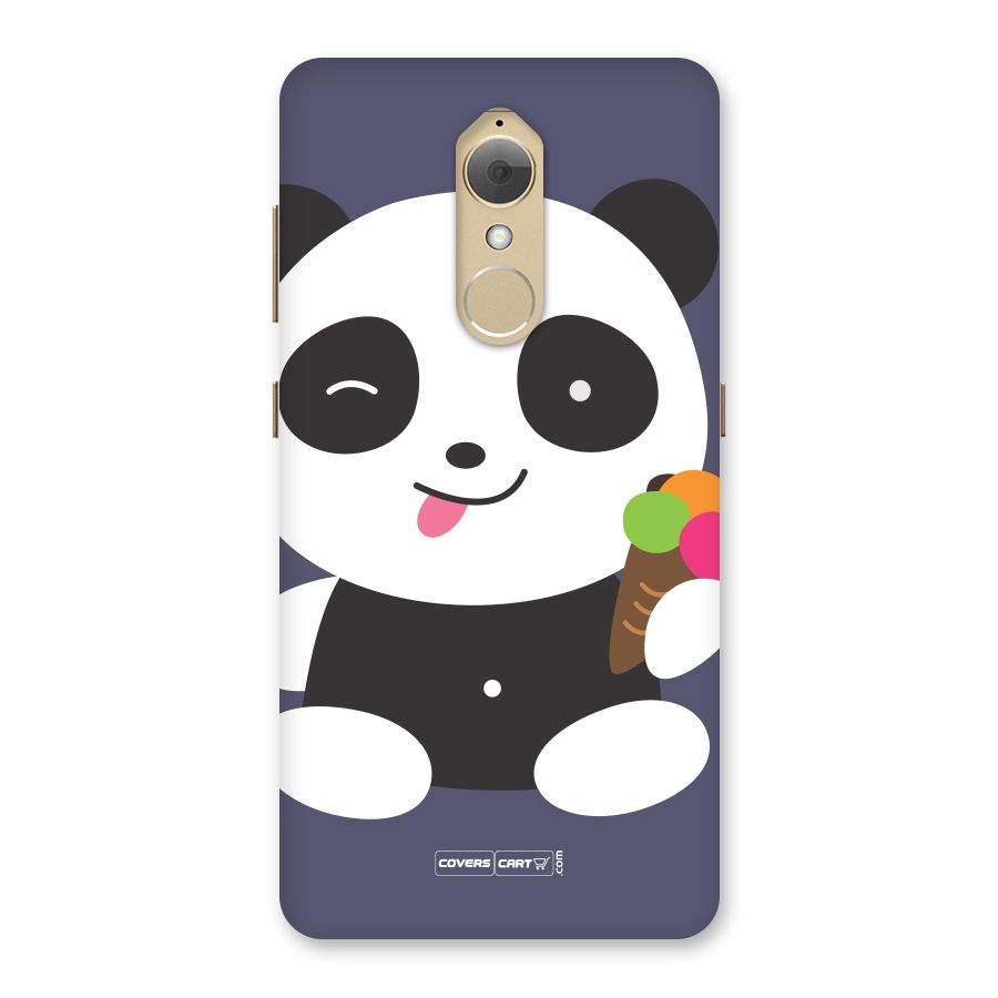 Cute Panda Blue Back Case for Lenovo K8