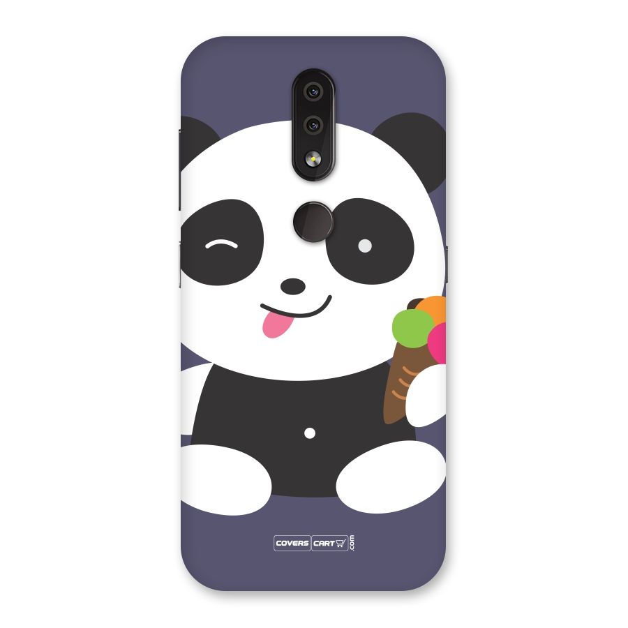 Cute Panda Blue Back Case for Nokia 4.2