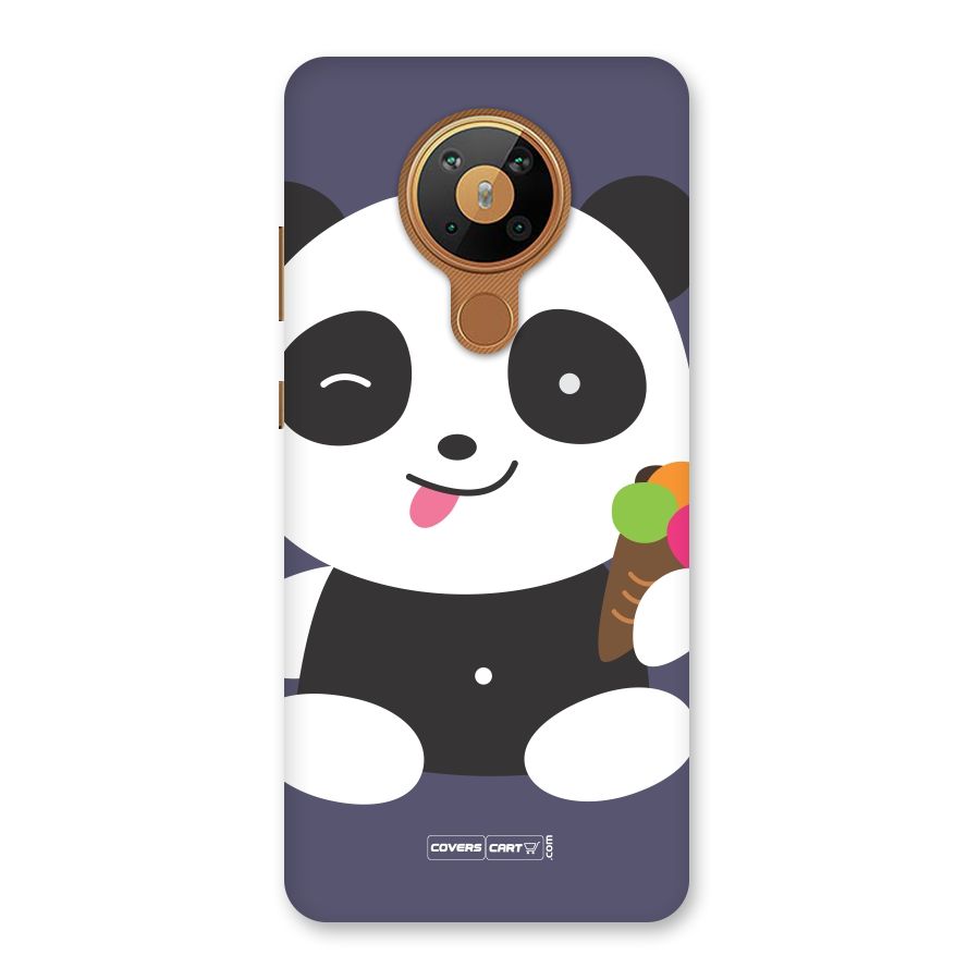 Cute Panda Blue Back Case for Nokia 5.3