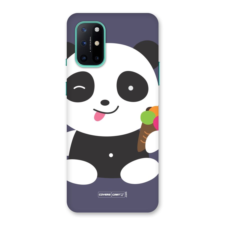Cute Panda Blue Back Case for OnePlus 8T