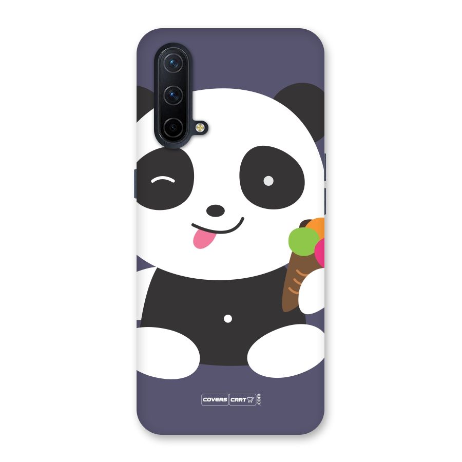Cute Panda Blue Back Case for OnePlus Nord CE 5G