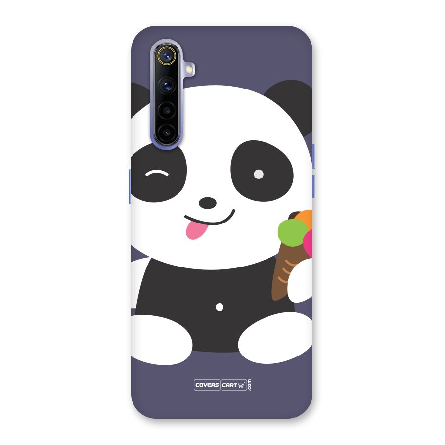 Cute Panda Blue Back Case for Realme 6i