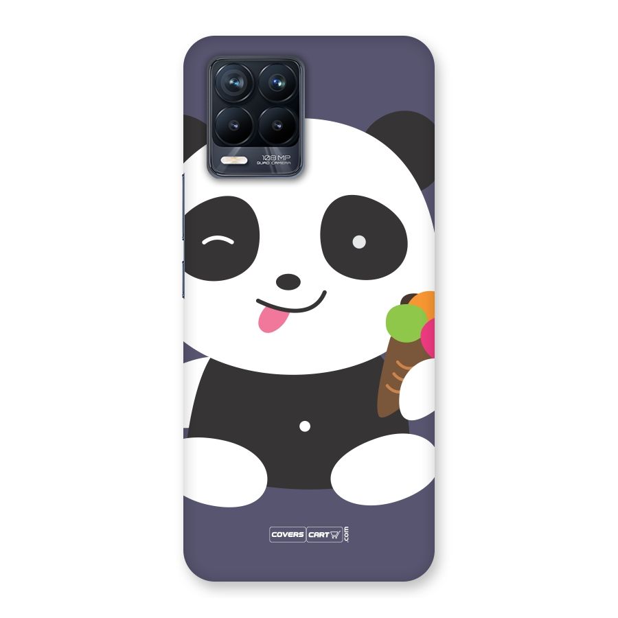 Cute Panda Blue Back Case for Realme 8 Pro