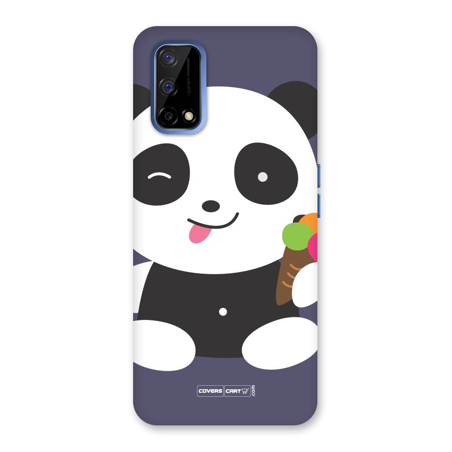 Cute Panda Blue Back Case for Realme Narzo 30 Pro