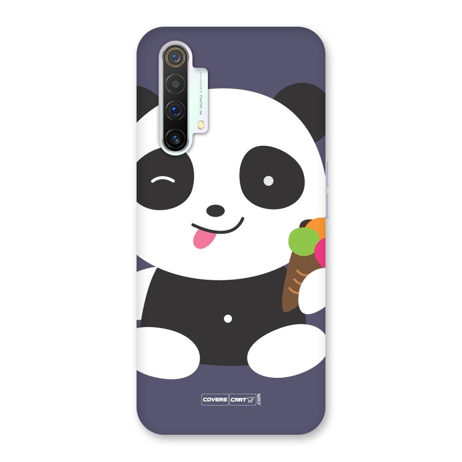 Cute Panda Blue Back Case for Realme X3 SuperZoom