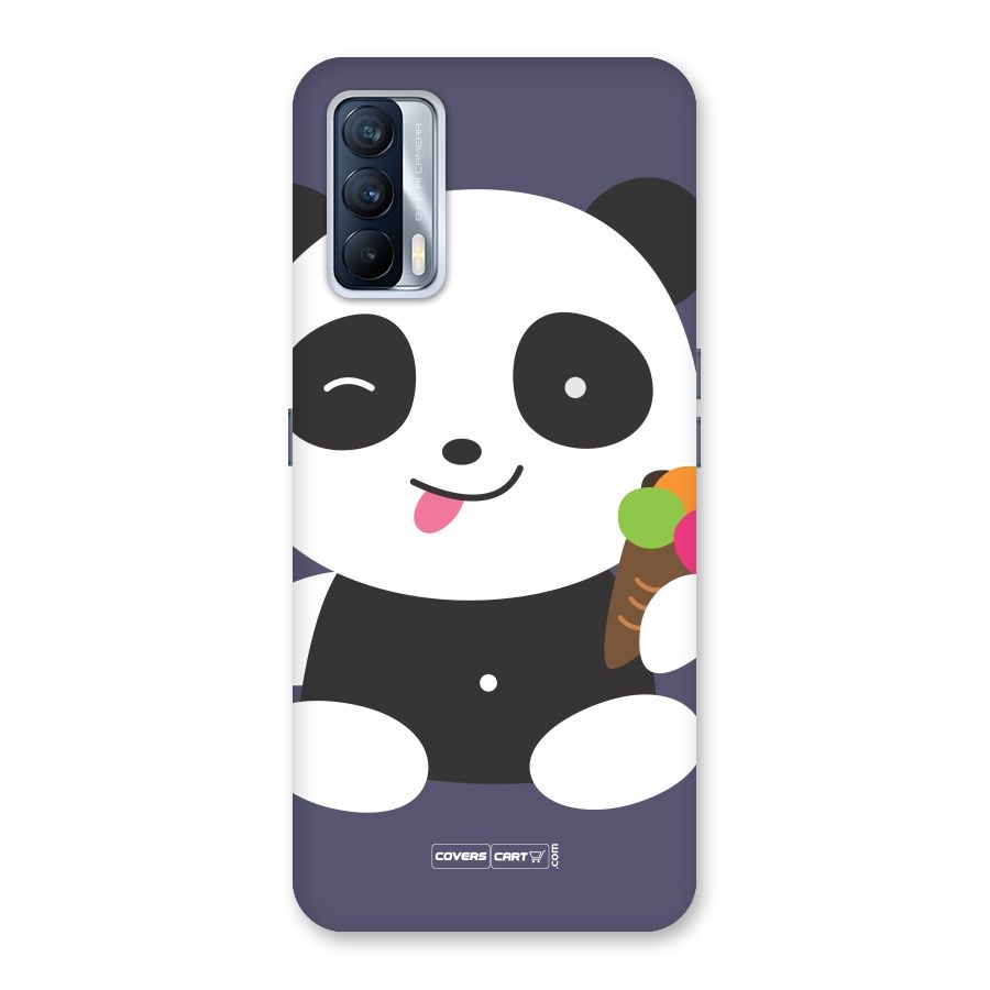 Cute Panda Blue Back Case for Realme X7