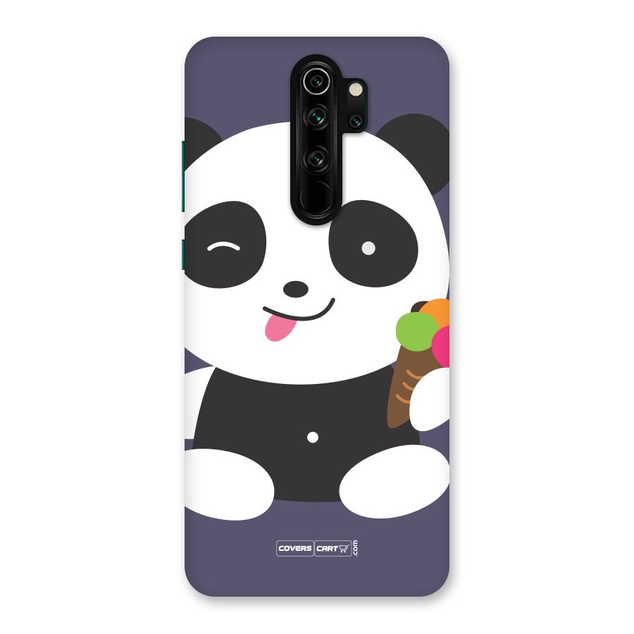 Cute Panda Blue Back Case for Redmi Note 8 Pro