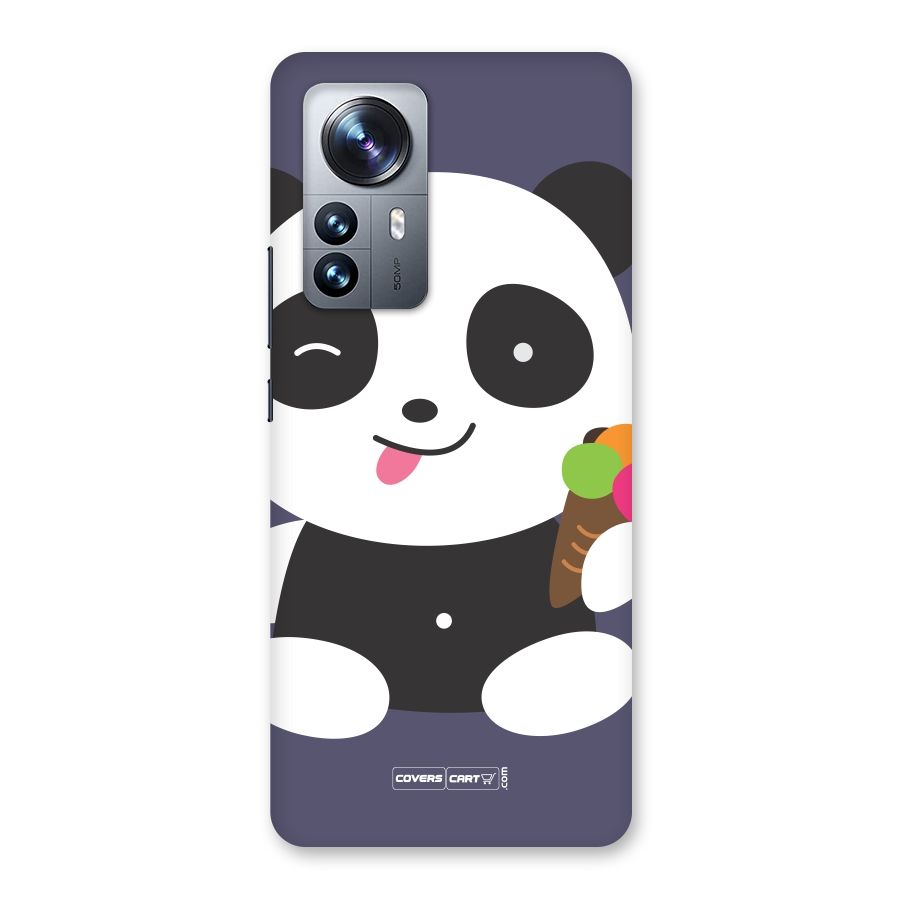 Cute Panda Blue Back Case for Xiaomi 12 Pro