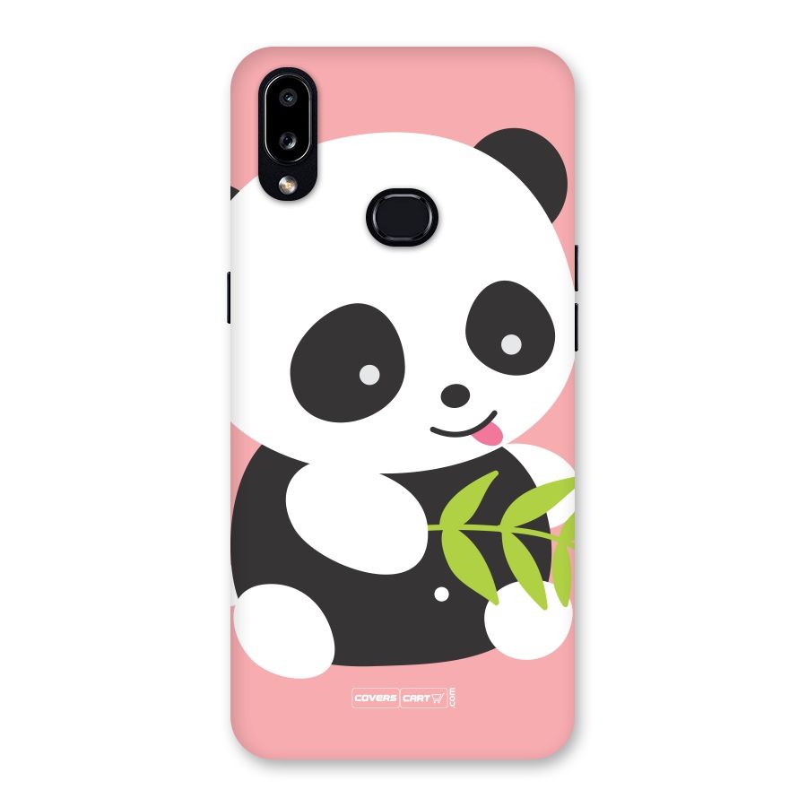Cute Panda Pink Back Case for Galaxy A10s