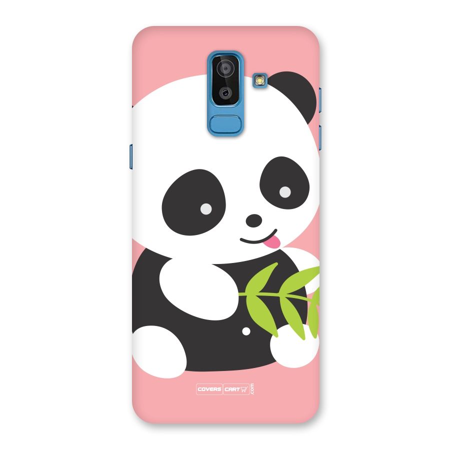 Cute Panda Pink Back Case for Galaxy J8