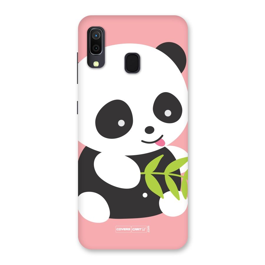 Cute Panda Pink Back Case for Galaxy M10s