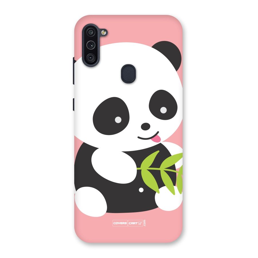 Cute Panda Pink Back Case for Galaxy M11