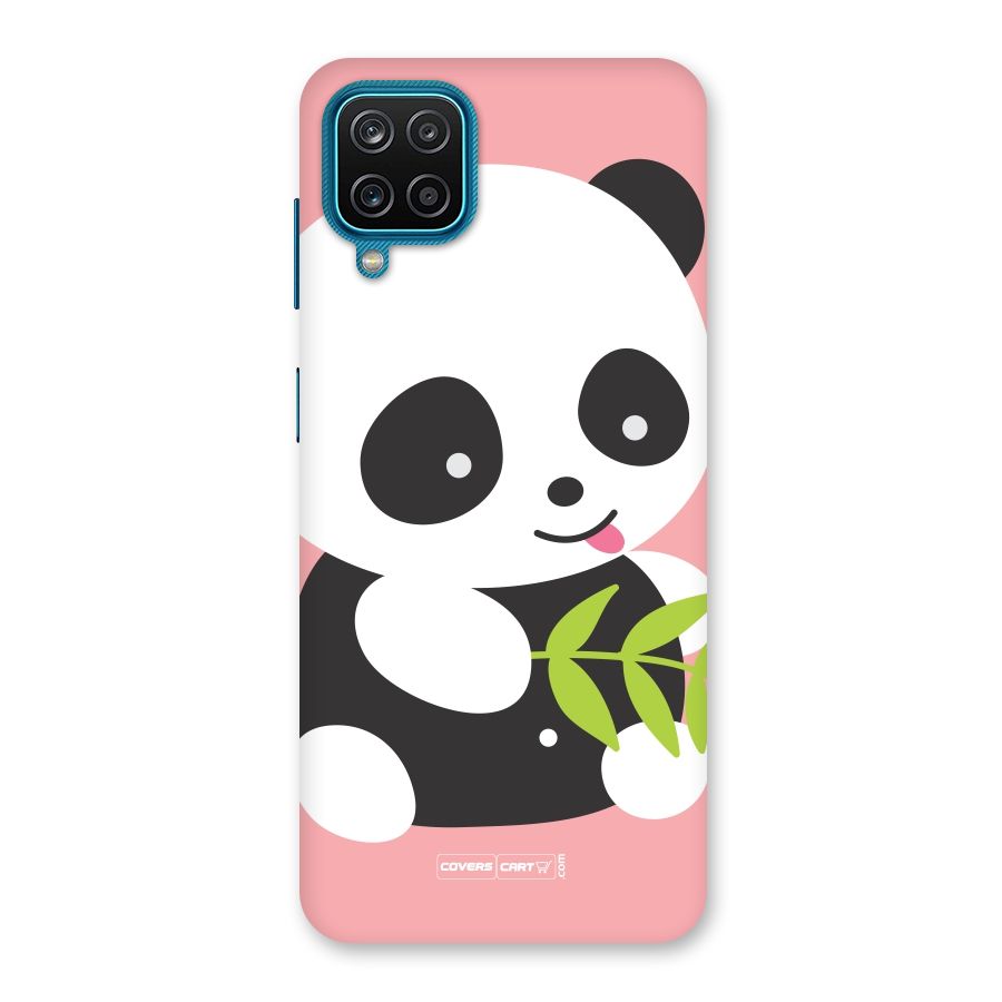 Cute Panda Pink Back Case for Galaxy M12