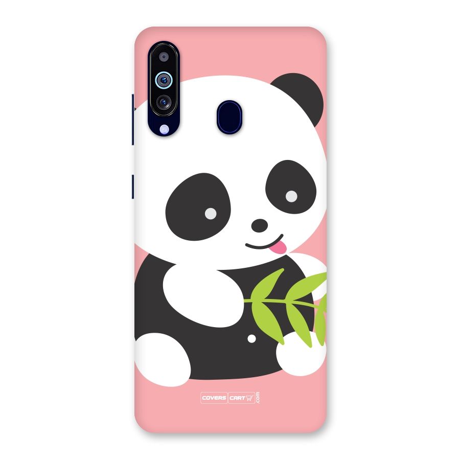 Cute Panda Pink Back Case for Galaxy M40