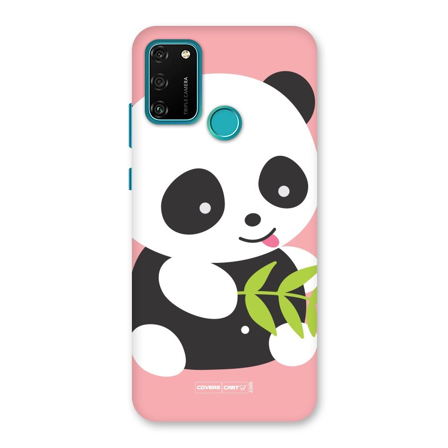 Cute Panda Pink Back Case for Honor 9A