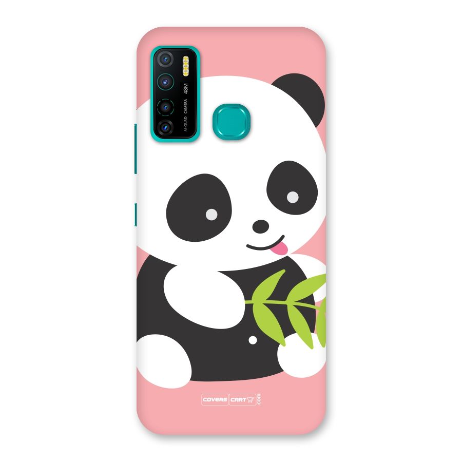 Cute Panda Pink Back Case for Infinix Hot 9 Pro