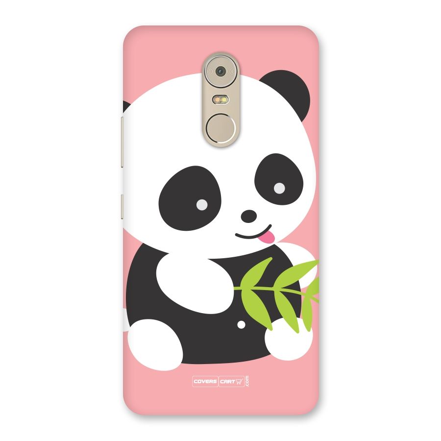 Cute Panda Pink Back Case for Lenovo K6 Note