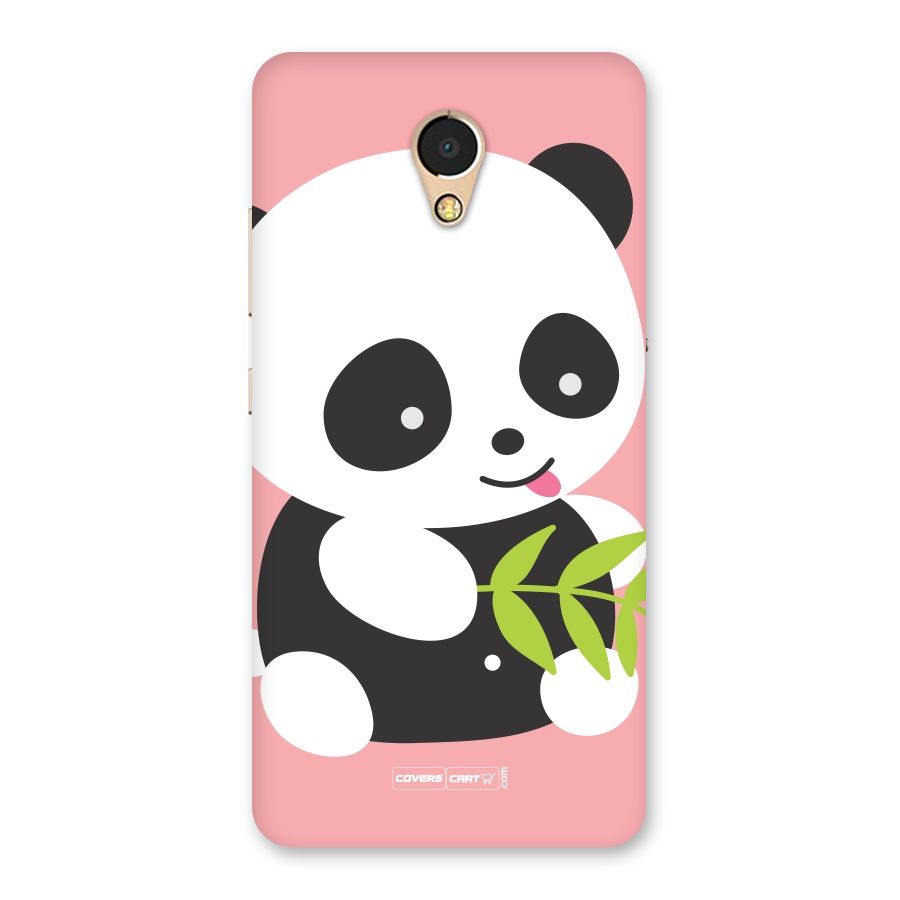 Cute Panda Pink Back Case for Lenovo P2